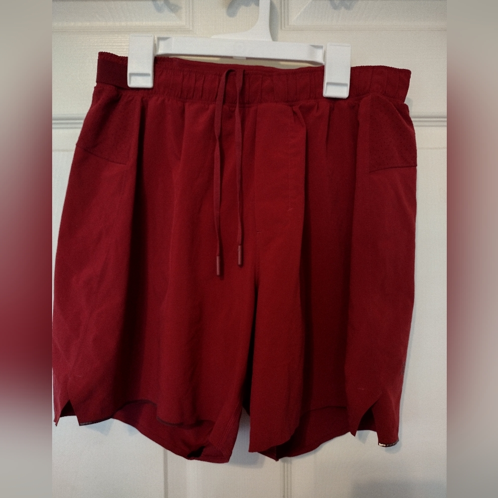 Lululemon Red X8 Running Shorts